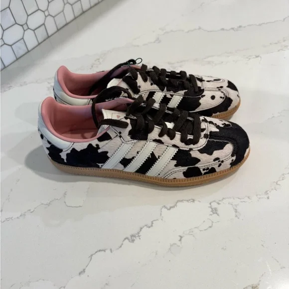 Adidas Samba | Cow Print | Size 7 - Picture 3 of 6